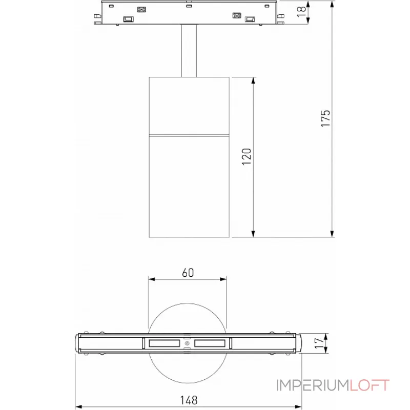 Трековый светильник Elektrostandard Slim Magnetic 85075/01