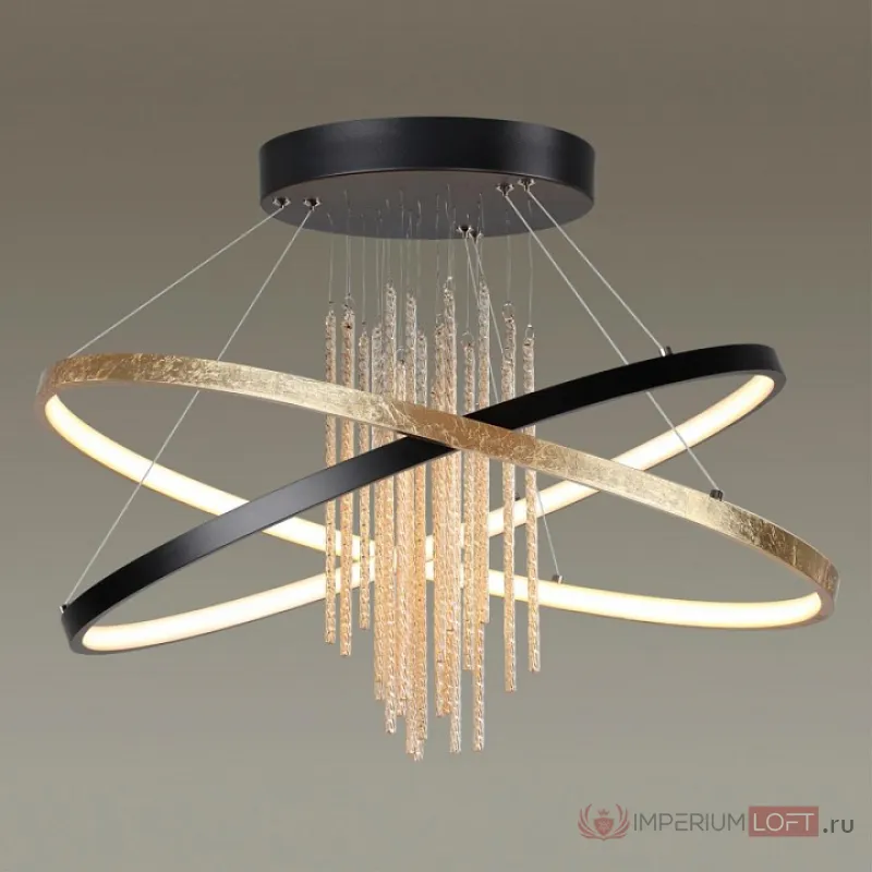 Подвесной светильник Odeon Light Monica 3901/70CL Цвет арматуры золото Цвет плафонов золото от ImperiumLoft