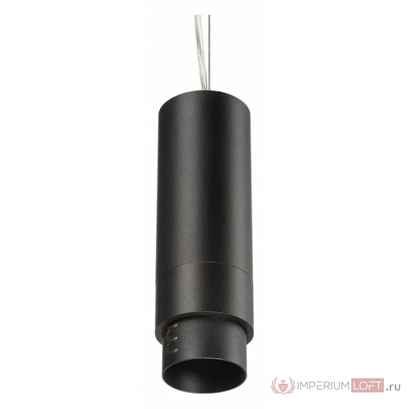 Подвесной светильник Lightstar Fuoco LED 115047 Цвет плафонов черный Цвет арматуры черный от ImperiumLoft