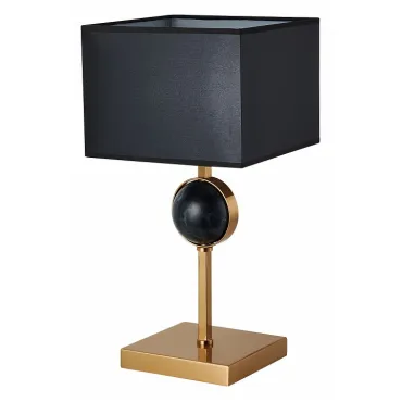 Настольная лампа декоративная Favourite Diva 2822-1T Цвет арматуры латунь Цвет плафонов черный