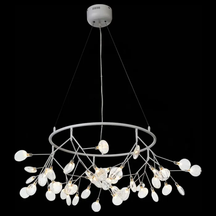 Подвесная люстра ST-Luce Riccardo SL411.533.45 Цвет арматуры белый Цвет плафонов прозрачный от ImperiumLoft