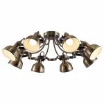 Люстра на штанге Arte Lamp Martin A5216PL-8AB Цвет арматуры бронза Цвет плафонов бронза от ImperiumLoft
