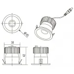 Встраиваемый светильник Donolux DL18571 DL18571/01WW-White R Dim