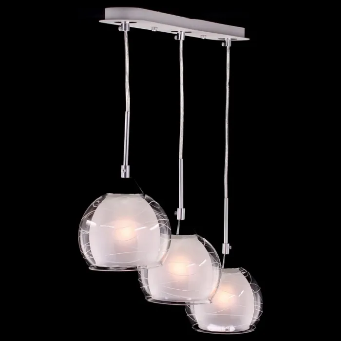 Подвесной светильник Citilux Буги CL157131 Цвет плафонов белый Цвет арматуры хром от ImperiumLoft