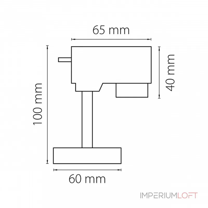 Переходник для трека Lightstar Asta 592056 Цвет арматуры белый