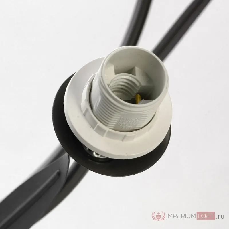 Люстра на штанге Lussole Bagheria LSF-6203-06 Цвет арматуры коричневый Цвет плафонов оранжевый от ImperiumLoft