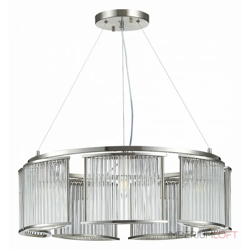 Подвесная люстра ST-Luce Velletri SL1627.103.07 Цвет арматуры серый Цвет плафонов неокрашенный