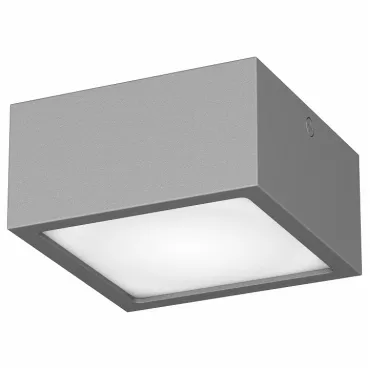 Накладной светильник Lightstar Zolla Quad LED-SQ 380294 Цвет плафонов белый Цвет арматуры серый