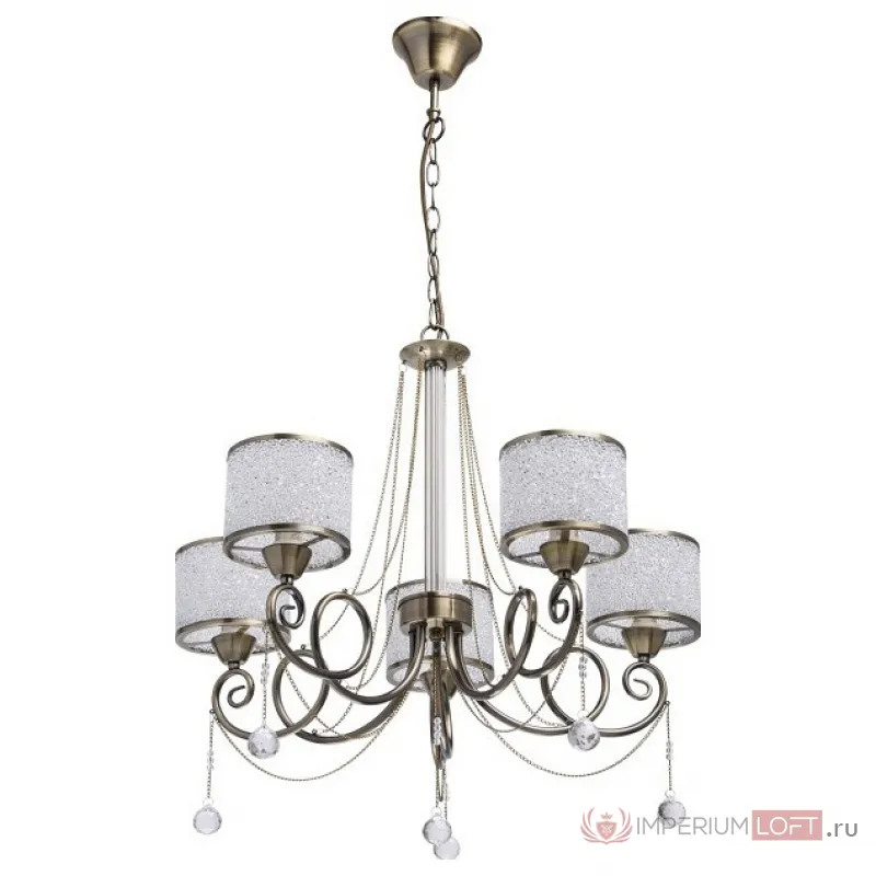 Подвесная люстра MW-Light Моника 11 372013405 Цвет арматуры бронза Цвет плафонов бронза от ImperiumLoft