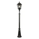 Фонарный столб Arte Lamp Genova A1207PA-1BN Цвет арматуры золото Цвет плафонов прозрачный от ImperiumLoft