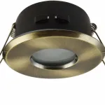 Встраиваемый светильник Maytoni Metal DL010-3-01-BZ Цвет арматуры латунь Цвет плафонов белый от ImperiumLoft