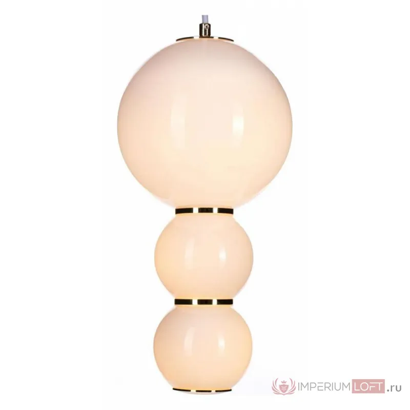 Подвесной светильник Loft it Pearls 5045-C Цвет арматуры белый Цвет плафонов золото от ImperiumLoft