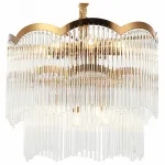 Подвесная люстра Stilfort Seauty 2121/03/12P Цвет плафонов прозрачный Цвет арматуры латунь