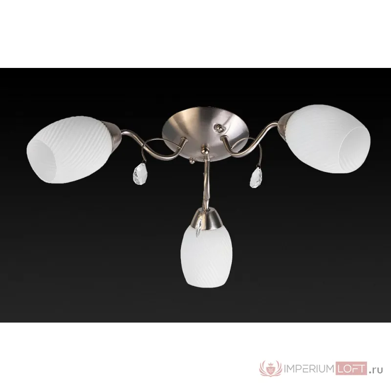 Потолочная люстра TopLight Paula TL3550X-03SN Цвет арматуры никель Цвет плафонов белый от ImperiumLoft