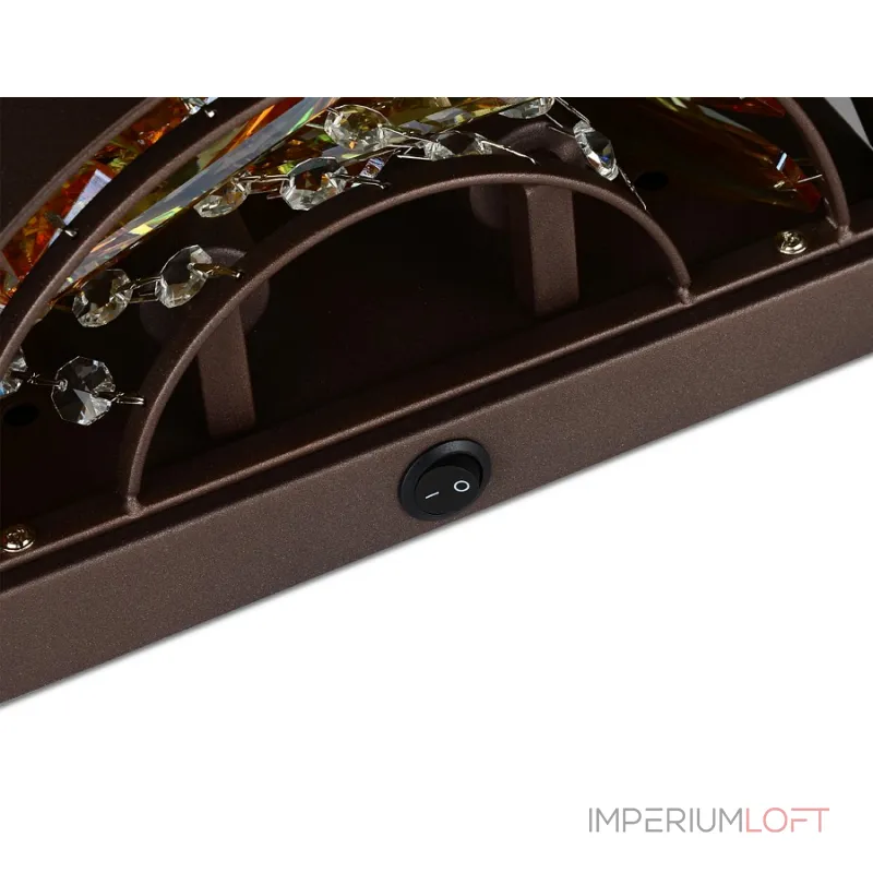 Накладной светильник Ambrella Traditional 2 TR5091 Цвет арматуры коричневый Цвет плафонов янтарный