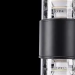 Светильник на штанге Maytoni Bronx O576WL-02B Цвет арматуры черный Цвет плафонов прозрачный от ImperiumLoft