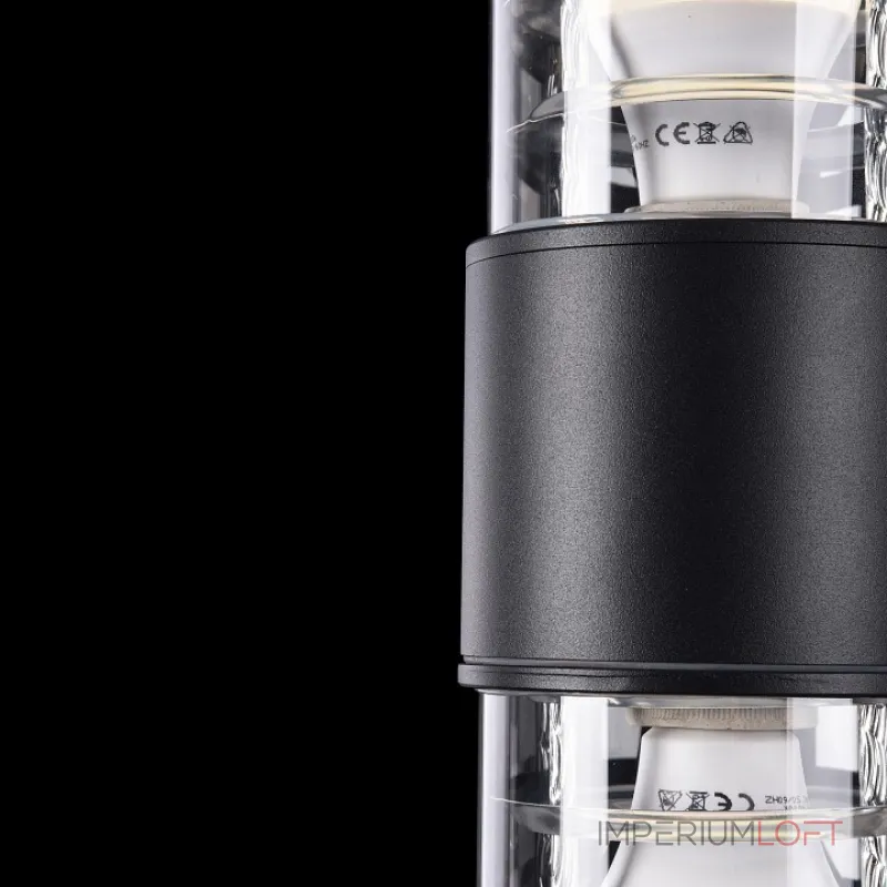 Светильник на штанге Maytoni Bronx O576WL-02B Цвет арматуры черный Цвет плафонов прозрачный от ImperiumLoft Светильник на штанге Maytoni Bronx O576WL-02B Цвет арматуры черный Цвет плафонов прозрачный от ImperiumLoft