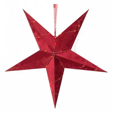 Звезда световая Eglo Velvet 501-62 Цвет плафонов Красный