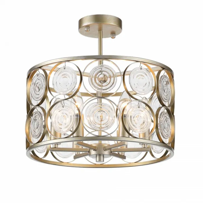 Светильник на штанге ST-Luce Seranda SL1105.202.06 Цвет арматуры золото Цвет плафонов золото от ImperiumLoft