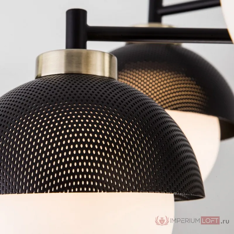 Люстра на штанге Eurosvet Nocciola 70106/8 черный от ImperiumLoft