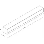 Накладной светильник Deko-Light Linear I Single 731097 Цвет арматуры серый Цвет плафонов черно-белый от ImperiumLoft