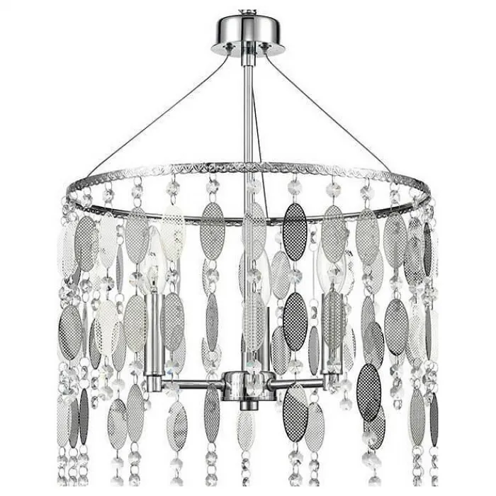 Подвесной светильник Vele Luce Grace 742 VL4093P03 Цвет арматуры хром Цвет плафонов серый от ImperiumLoft