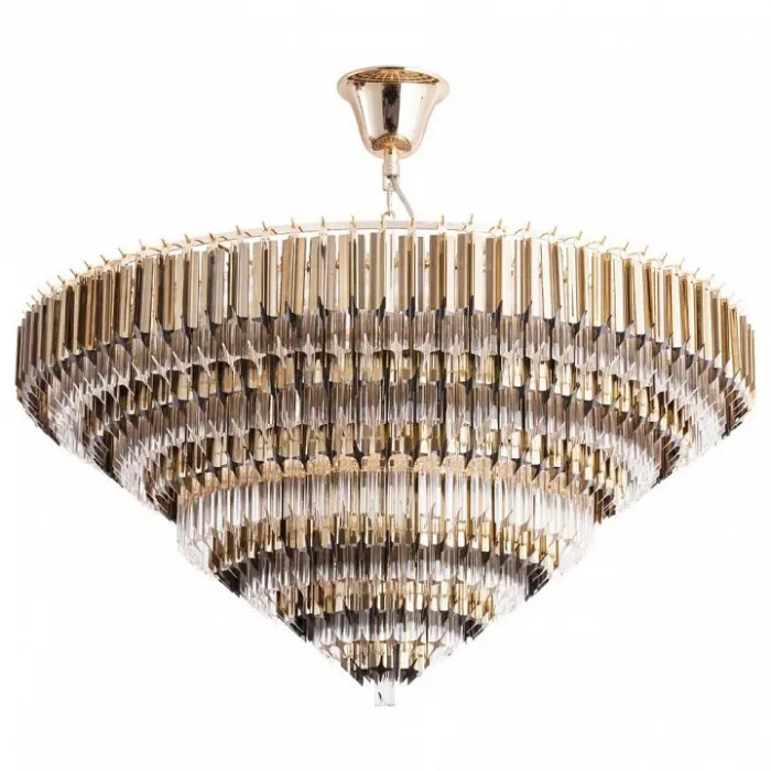Подвесной светильник Divinare Frizzante 1683/01 LM-16 Цвет плафонов золото Цвет арматуры золото от ImperiumLoft