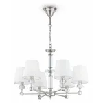 Подвесная люстра Maytoni Riverside MOD018PL-06CH Цвет арматуры хром Цвет плафонов белый от ImperiumLoft