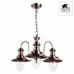 Подвесная люстра Arte Lamp Fisherman A5518LM-3RB Цвет арматуры бронза Цвет плафонов прозрачный от ImperiumLoft