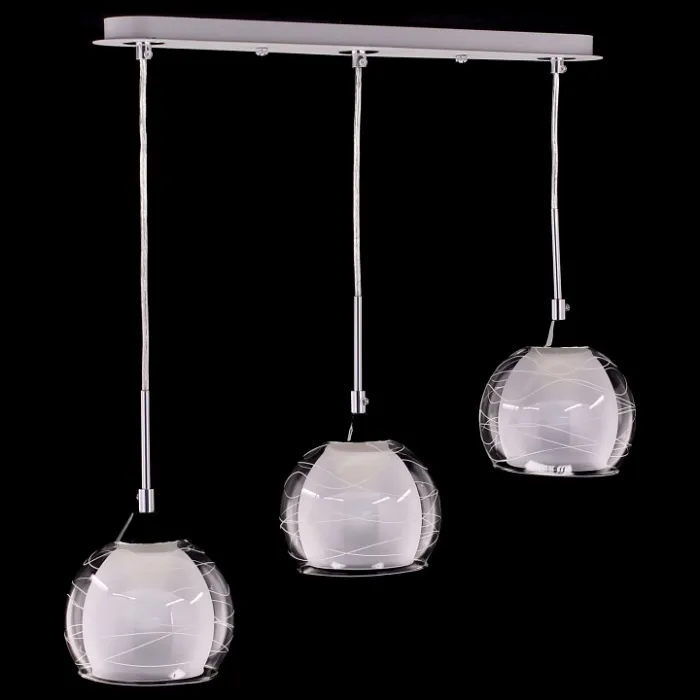Подвесной светильник Citilux Буги CL157131 Цвет плафонов белый Цвет арматуры хром от ImperiumLoft