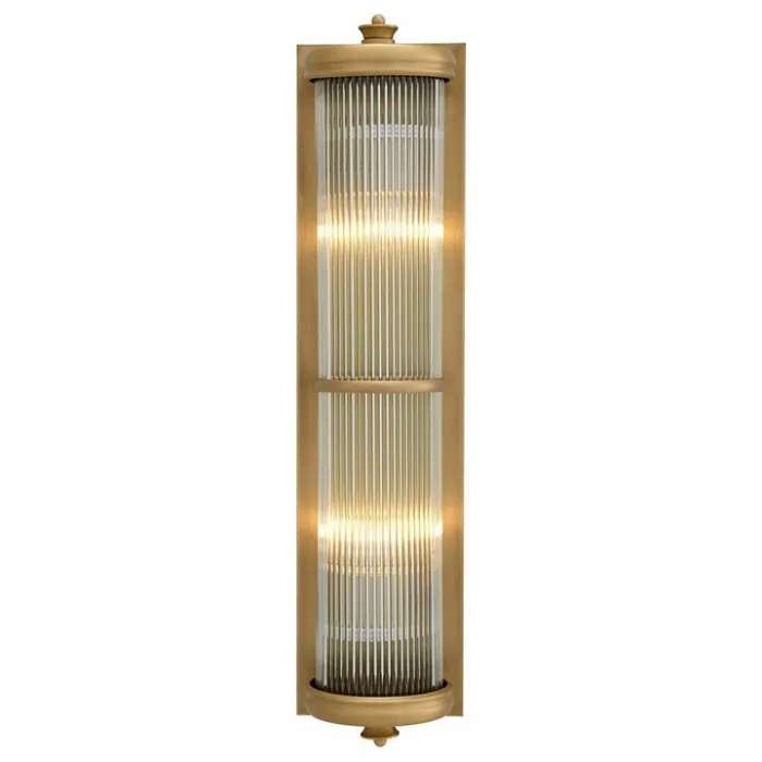 Накладной светильник DeLight Collection Crystal Bar KM0925W-2B brass Цвет арматуры латунь Цвет плафонов прозрачный от ImperiumLoft