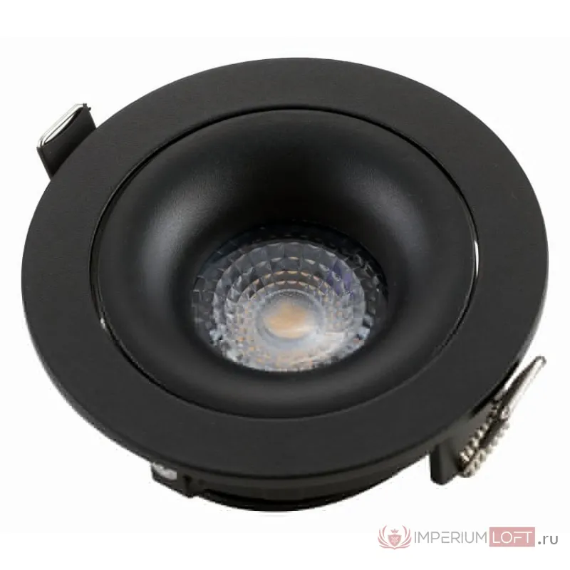 Встраиваемый светильник Denkirs Roto DK2120-BK от ImperiumLoft
