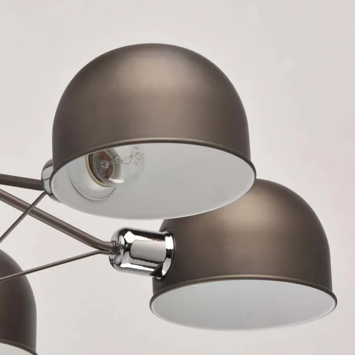 Люстра на штанге MW-Light Даунтаун 1 691011205 Цвет арматуры коричневый Цвет плафонов коричневый от ImperiumLoft