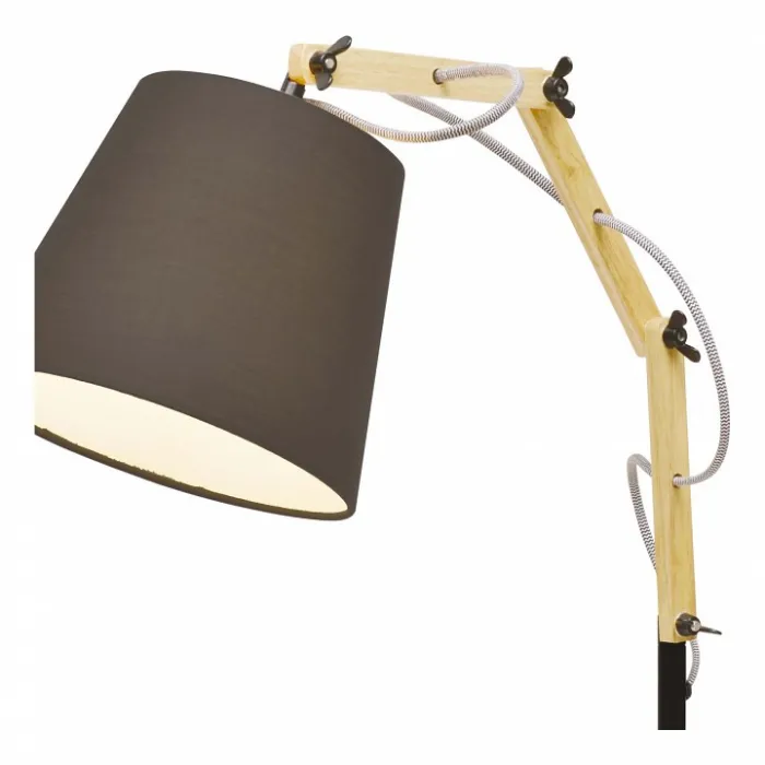 Настольная лампа декоративная Arte Lamp Pinocchio A5700LT-1BK Цвет арматуры коричневый Цвет плафонов черный от ImperiumLoft