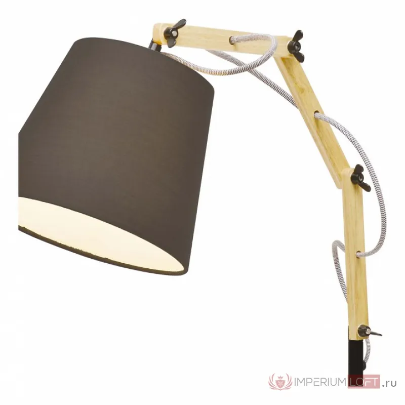 Настольная лампа декоративная Arte Lamp Pinocchio A5700LT-1BK Цвет арматуры коричневый Цвет плафонов черный от ImperiumLoft