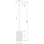 Подвесной светильник Eurosvet Bonaldo 50247/1 LED золото от ImperiumLoft