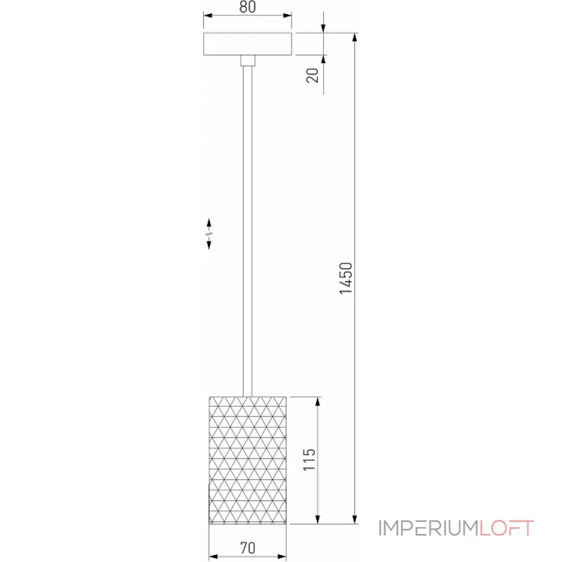 Подвесной светильник 50247/1 LED