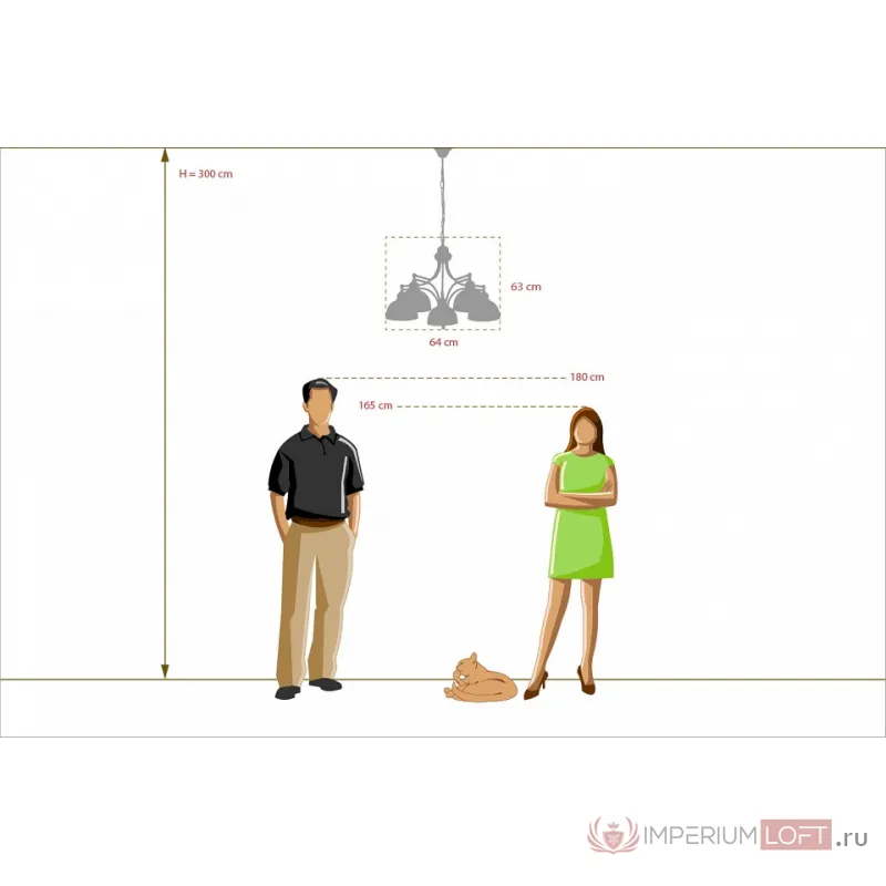 Подвесная люстра MW-Light Фелиция 7 347017405 Цвет арматуры хром Цвет плафонов белый от ImperiumLoft