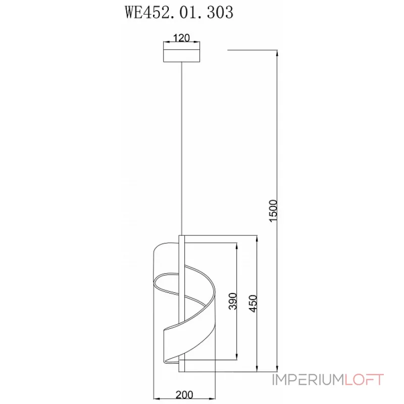 Подвесной светильник Wertmark Hilda WE452.01.303 Подвесной светильник Wertmark Hilda WE452.01.303