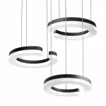 Подвесной светильник Lightstar Unitario 763347 Цвет плафонов черно-белый Цвет арматуры черный от ImperiumLoft