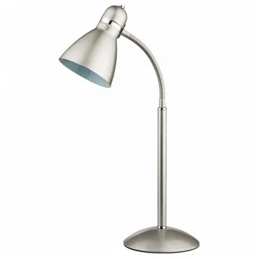 Настольная лампа офисная Odeon Light Mansy 2409/1T Цвет арматуры серебро Цвет плафонов серебро