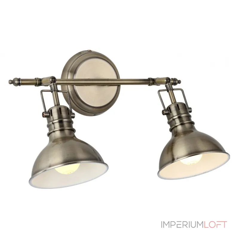 Спот Arte Lamp 1102 A1102AP-2AB Цвет арматуры бронза Цвет плафонов бронза