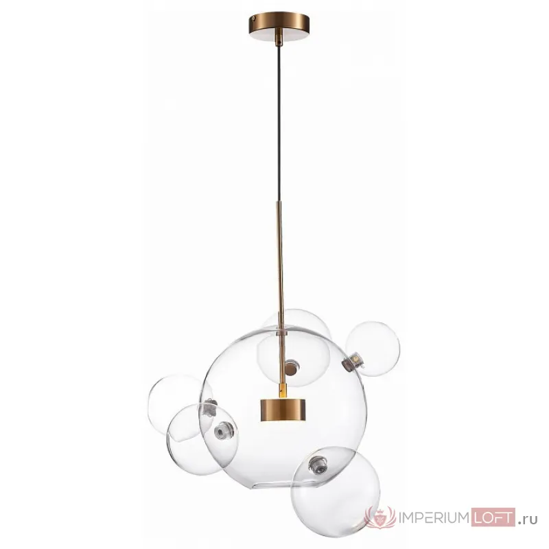 Подвесной светильник ST-Luce Bopone SL1133.213.01 Цвет арматуры золото Цвет плафонов прозрачный от ImperiumLoft