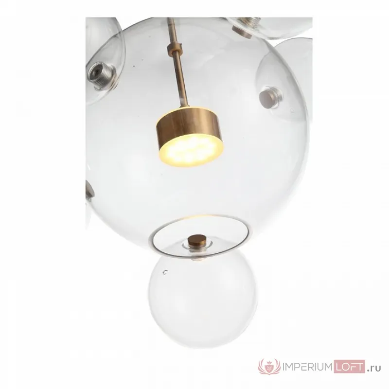 Подвесной светильник ST-Luce Bopone SL1133.213.01 Цвет арматуры золото Цвет плафонов прозрачный от ImperiumLoft