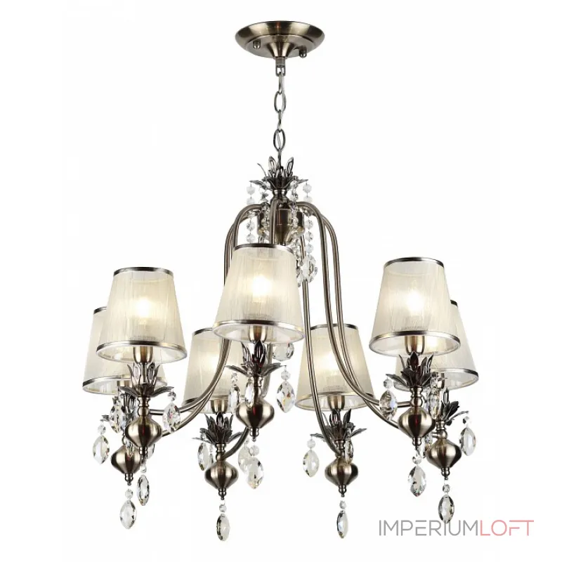 Подвесная люстра Rivoli Duchessa P7 AB Б0038416 Подвесная люстра Rivoli Duchessa P7 AB Б0038416