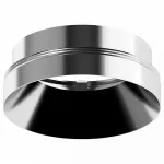 Рамка на 1 светильник Ambrella N703 N7032 PSL серебро полированное D70*H27mm Out10mm MR16 Цвет арматуры серебро
