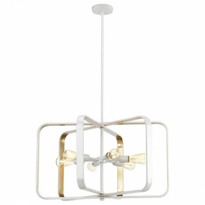 Подвесной светильник TopLight Lois TL1177H-06WH Цвет арматуры белый от ImperiumLoft