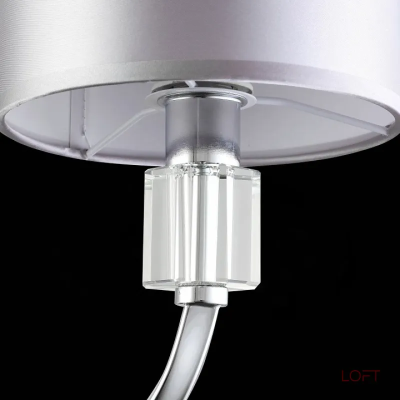 Бра EVOLUCE Snere SLE107201-01 Цвет плафонов серый Цвет арматуры хром Бра EVOLUCE Snere SLE107201-01 Цвет плафонов серый Цвет арматуры хром