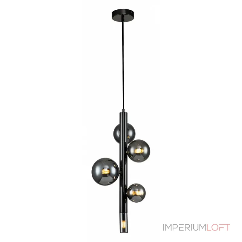 Подвесная люстра Indigo Canto 11026/5P Black
