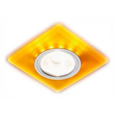 Встраиваемый светильник Ambrella Led S215 S215 WH/CH/YL Цвет арматуры желтый Цвет плафонов белый